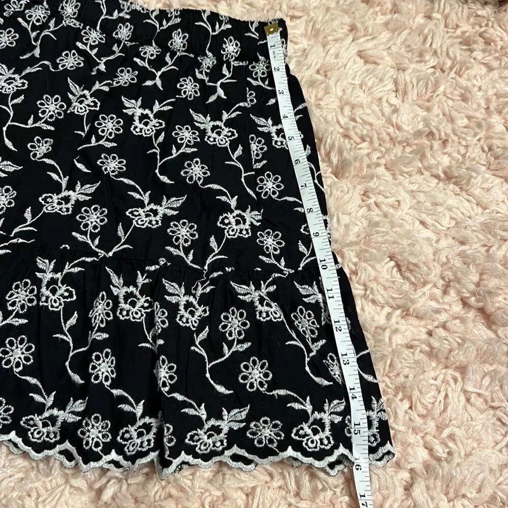 LOFT Floral Embroidered Mini Skirt - Picture 4 of 7